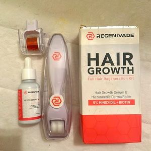REGENIVADE FULL HAIR REGENIRATION KIT 5% minoxidil + MICRONEEDLE DERMA ROLLER